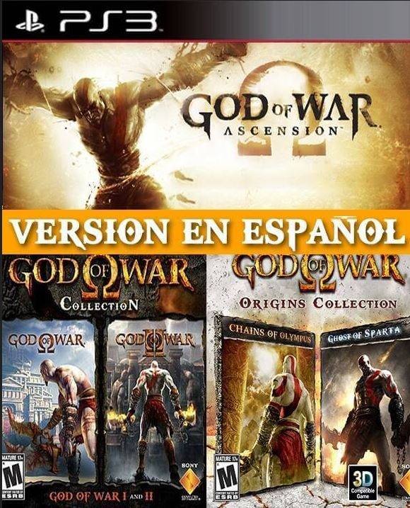 5 JUEGOS EN 1 GOD OF WAR COLLECTION FULL ESPAÑOL | Juegos Digitales Costa  Rica | Venta de juegos Digitales PS3 PS4 Ofertas